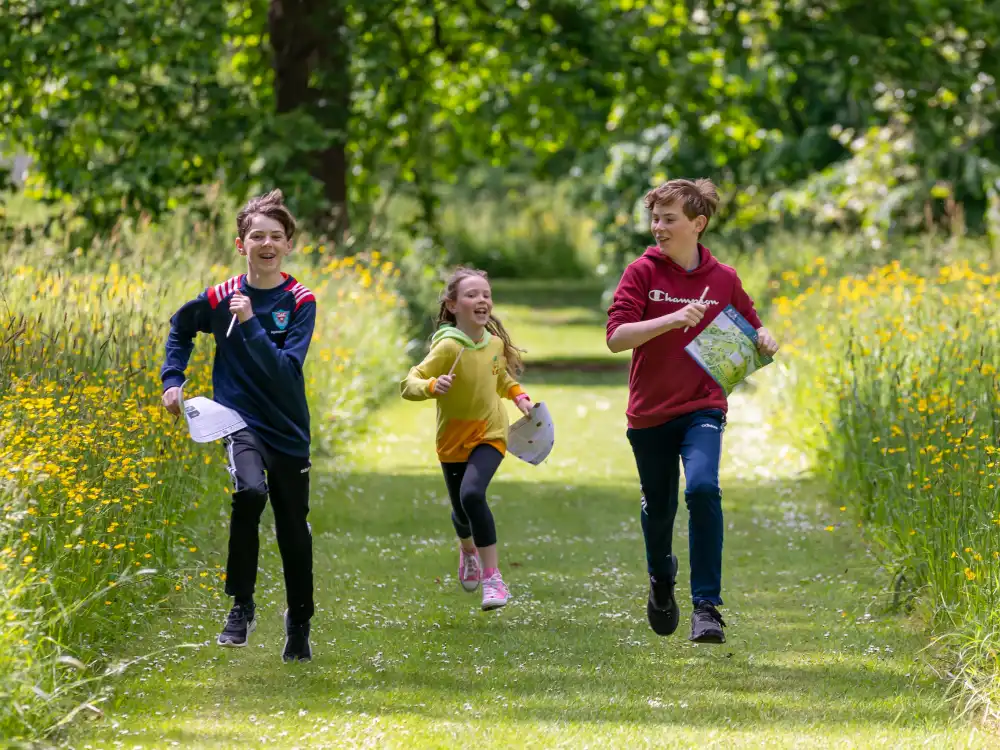 Kids enjoying visiting Birr Castle