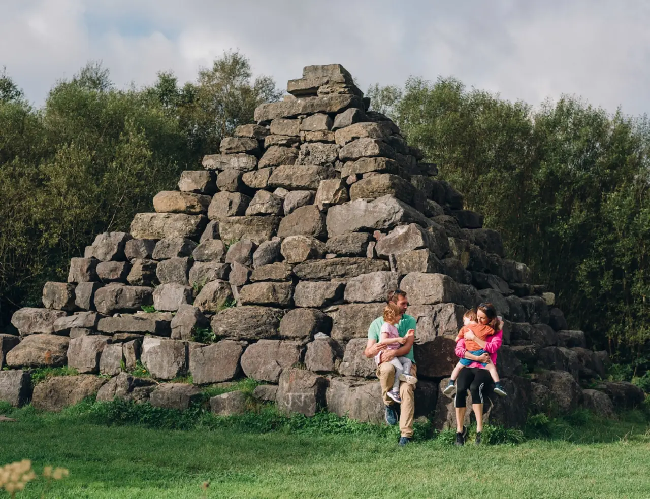 Lough Boora Stone Pyramid